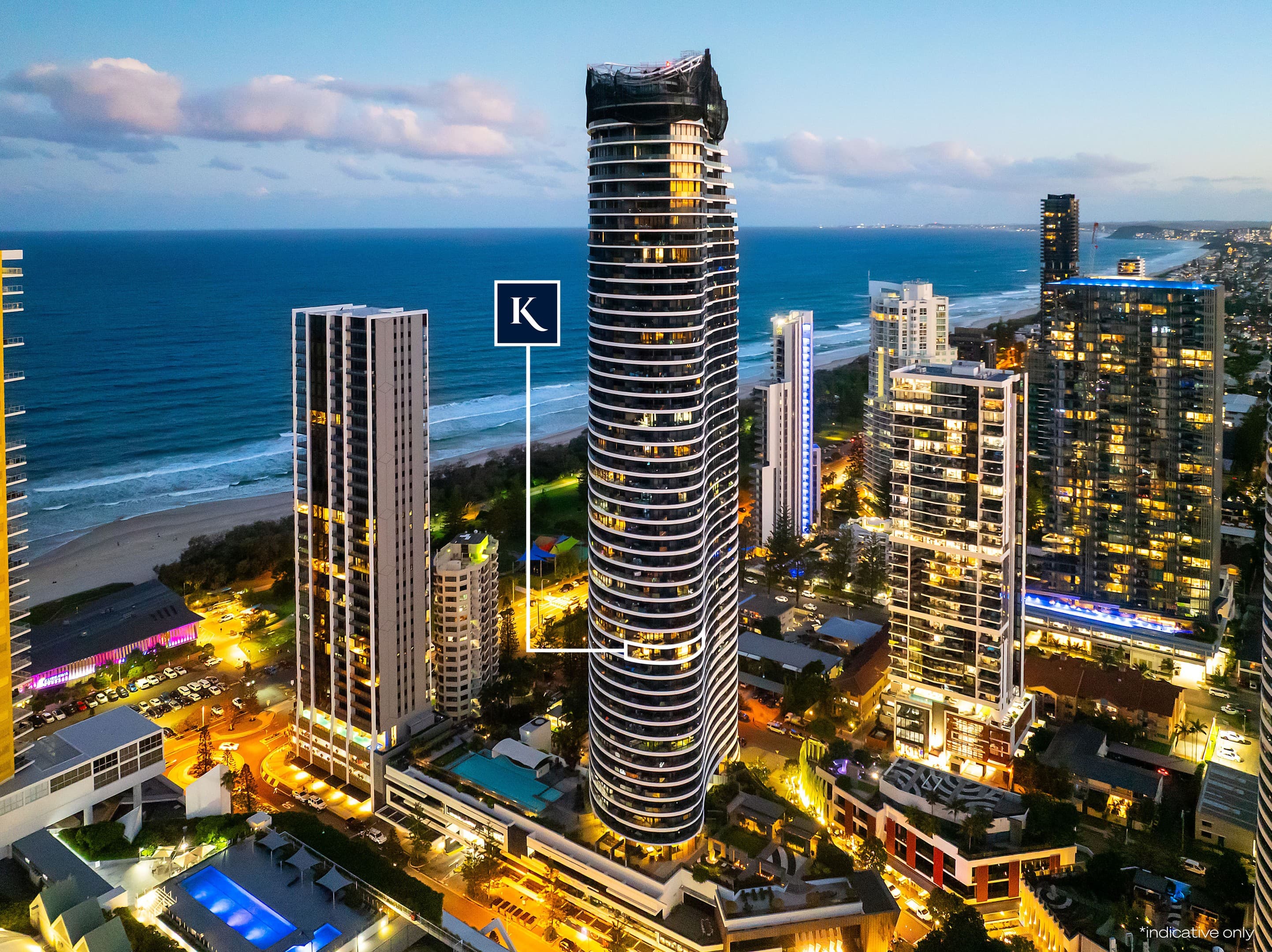 1701/1 Oracle Boulevard, Broadbeach, Broadbeach — photo 1 of 5