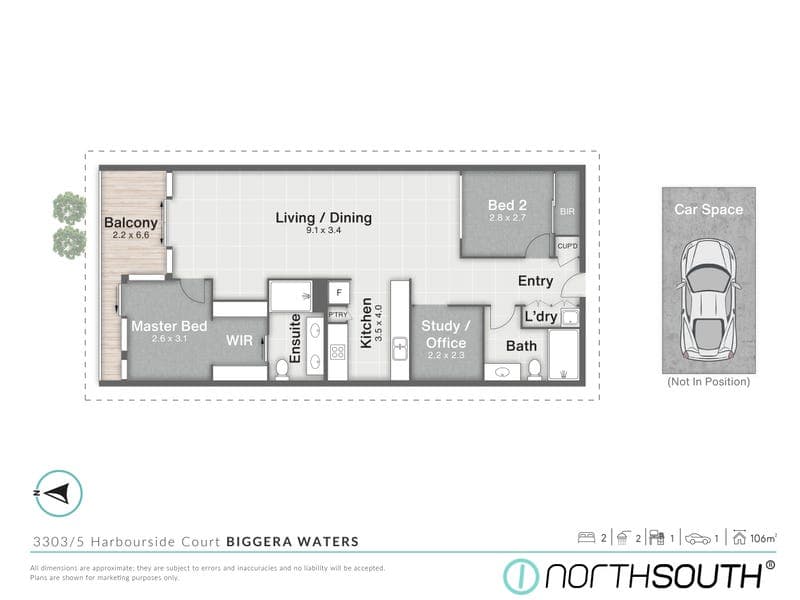 3303/5 Harbour Side Court, Biggera Waters — photo 1 of 1