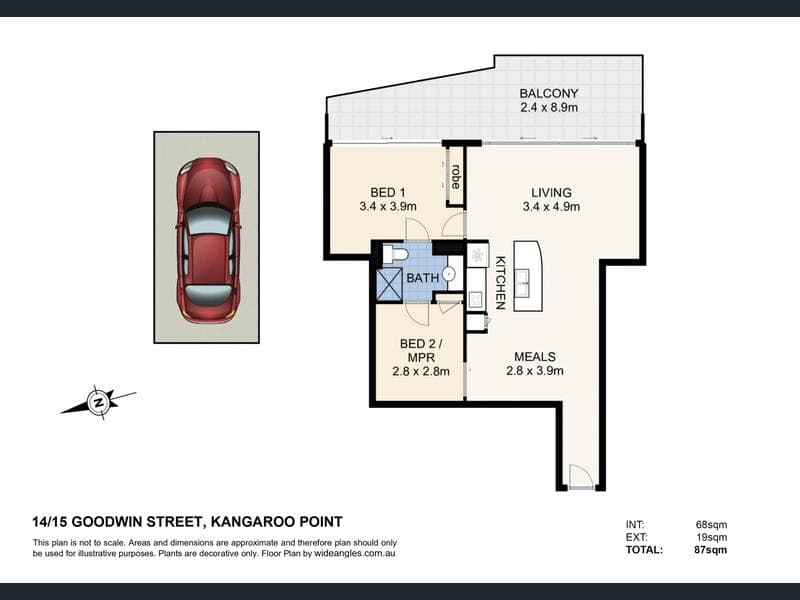 14/15 Goodwin Street, Kangaroo Point — photo 1 of 1